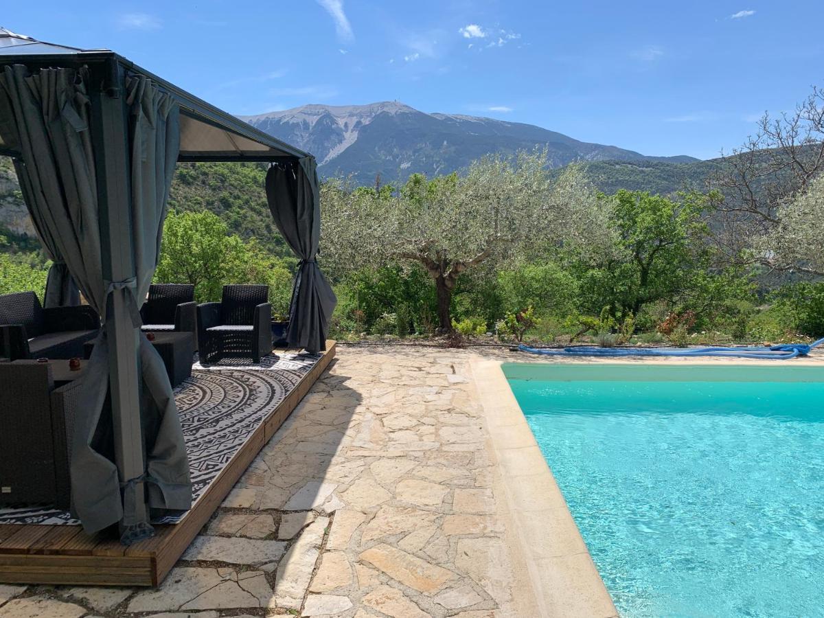 Font Nouvelle Maison De Charme Drome Provencale, 6 Ou 10 Personnes Avec Piscine Plaisians Екстериор снимка