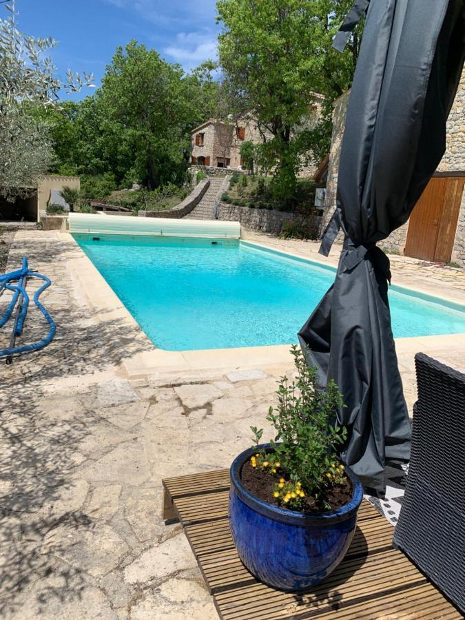 Font Nouvelle Maison De Charme Drome Provencale, 6 Ou 10 Personnes Avec Piscine Plaisians Екстериор снимка
